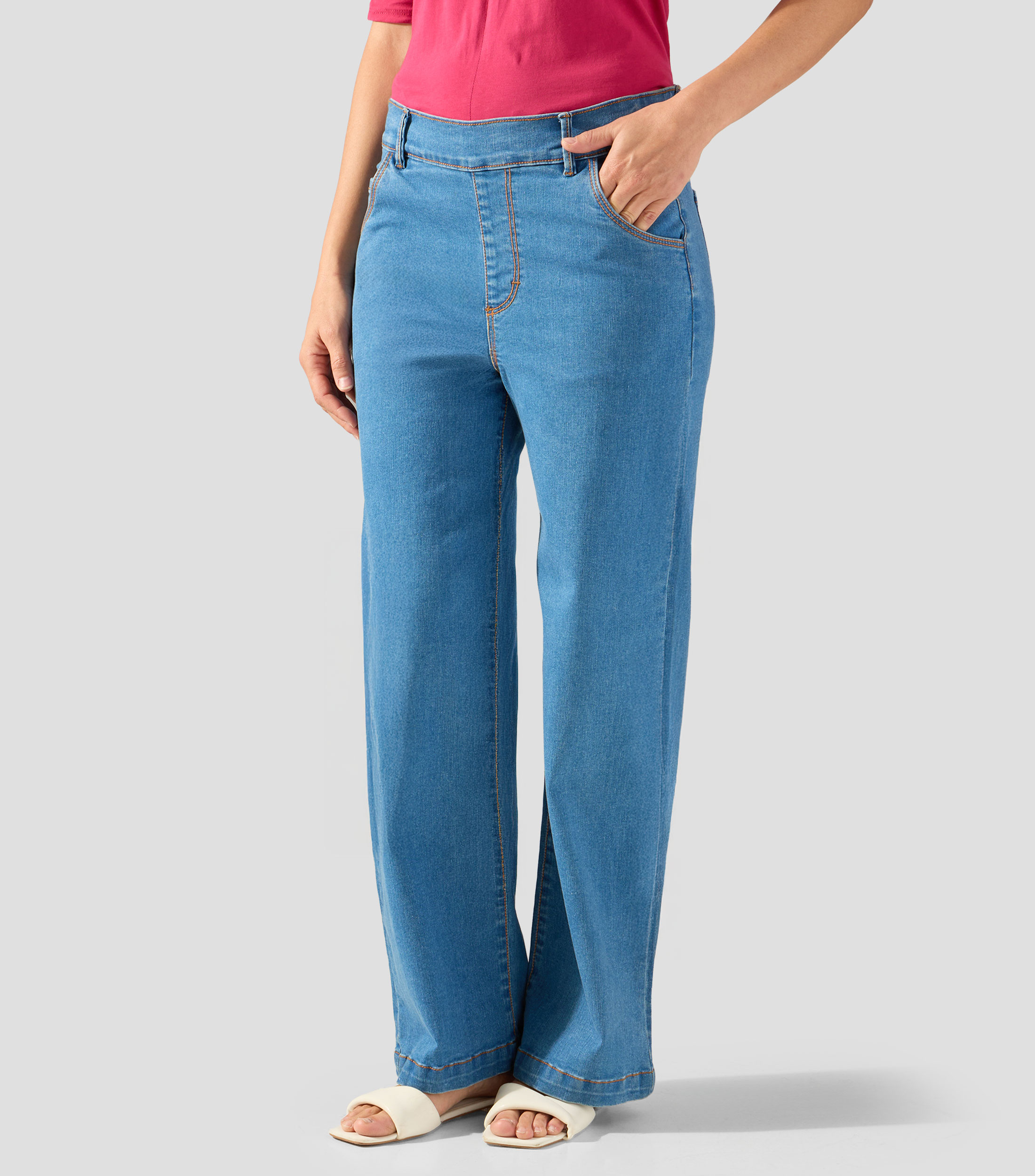 Jeans acampanado Mujer